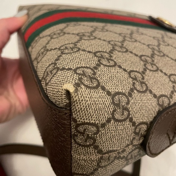 Gucci Ophidia GG leather crossbody bag - Picture 8 of 15